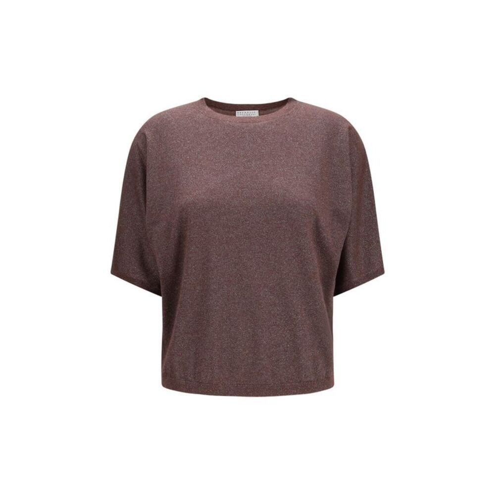 Brunello Cucinelli Purple Cashmere Women's Sweatshirt
